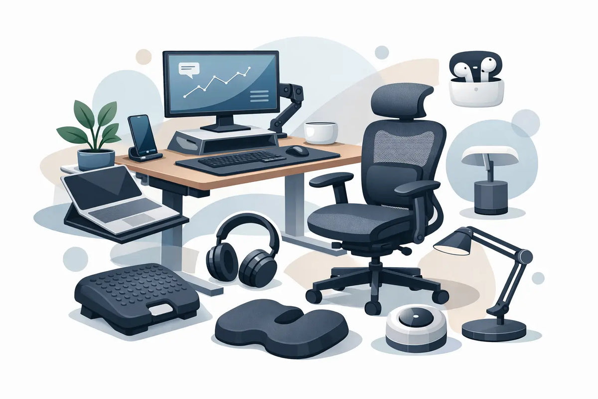8 Ergonomic Office Accessories Worth Adding