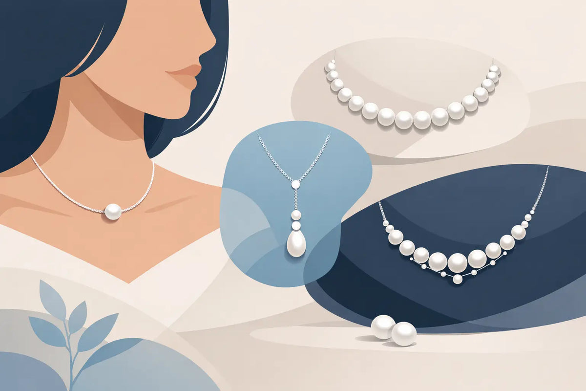 Sterling Silver Pearl Necklace Style Guide