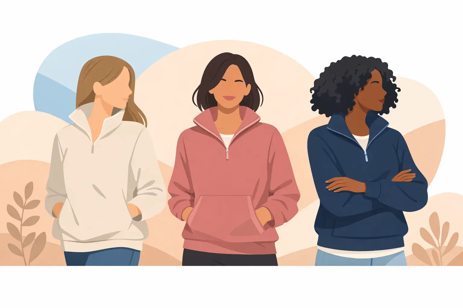 Quarter Zip Sweatshirts for Women to Wear Now