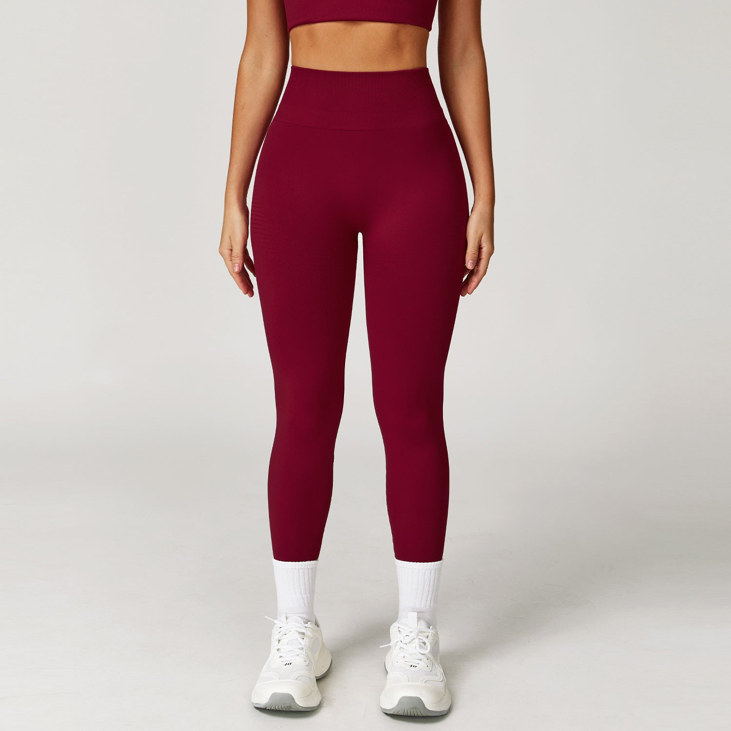 Solid Color Chest Wrap Yoga Clothing Top