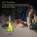 1Pc Drop Shaped Cool Mist Humidifier Ultrasonic Aroma Essential Oil Diffuser With LED Light For Office Home Room Vehicle Study Yoga Spa