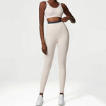 Women's Seamless Nude Yoga Clothing Suit