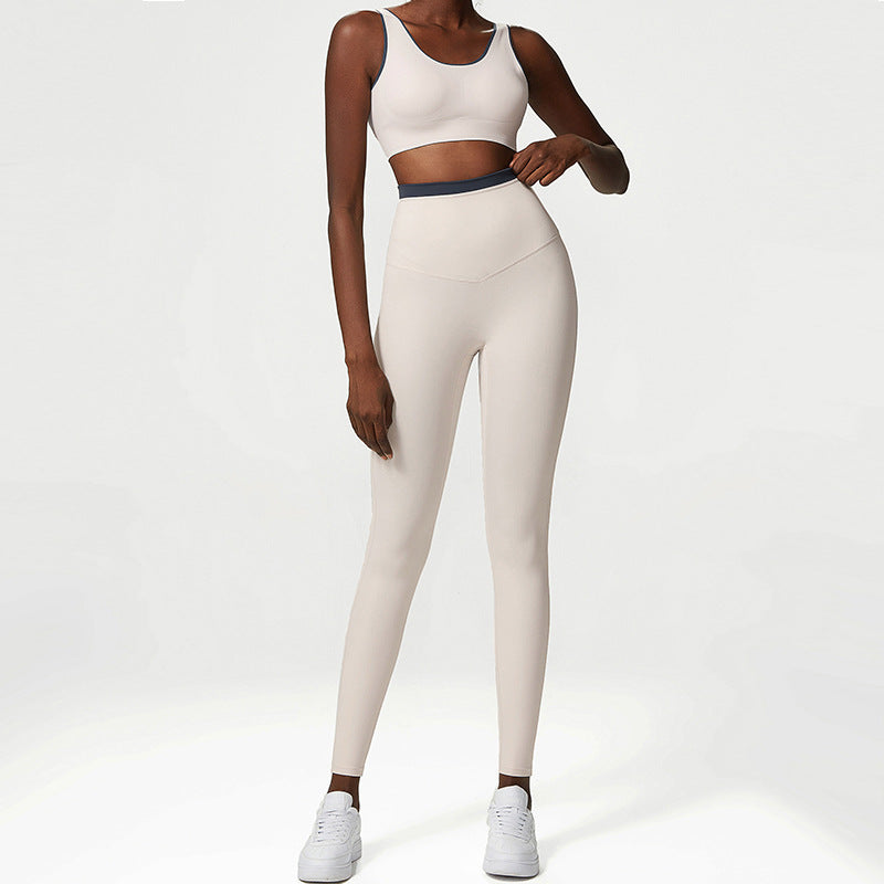 Women's Seamless Nude Yoga Clothing Suit