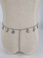 Panty Waistband Diamond Monogram Combination Thong Chain Waist Chain