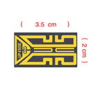 Cell phone signal enhancement stickers