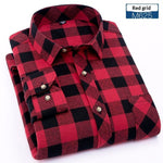 Springautumn Casual Thin Men's Plaid Shirt