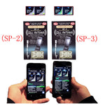 Cell phone signal enhancement stickers