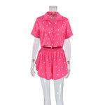 Women's New Best-Selling Heart-Print Set