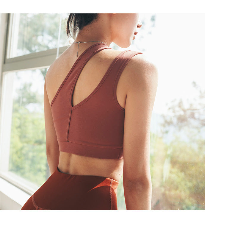 Yoga clothing top new personality sports bra breathable