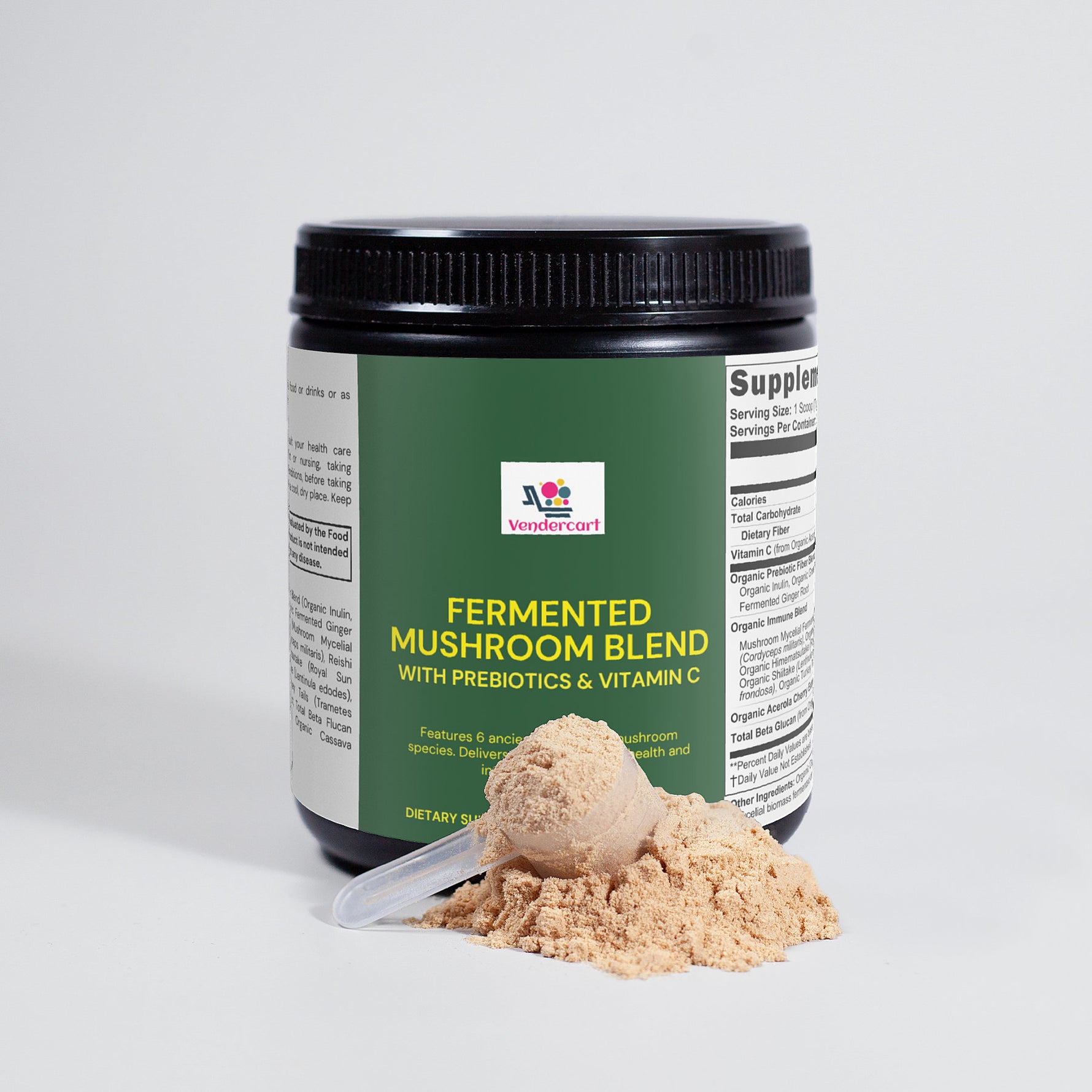 Fermented Mushroom Blend Immune Gut Health Support With Maximum Absorption