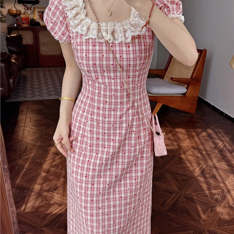 Compact Yet Stunning A One-of-a-kind, Beautifully Lacy Long Dress