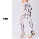 Yoga clothing women's breathable foot tights