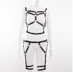 Leather Bow Hanging Panty-hose Belt