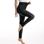 Womens Fashionable Printed Cotton Denim-Look Leggings