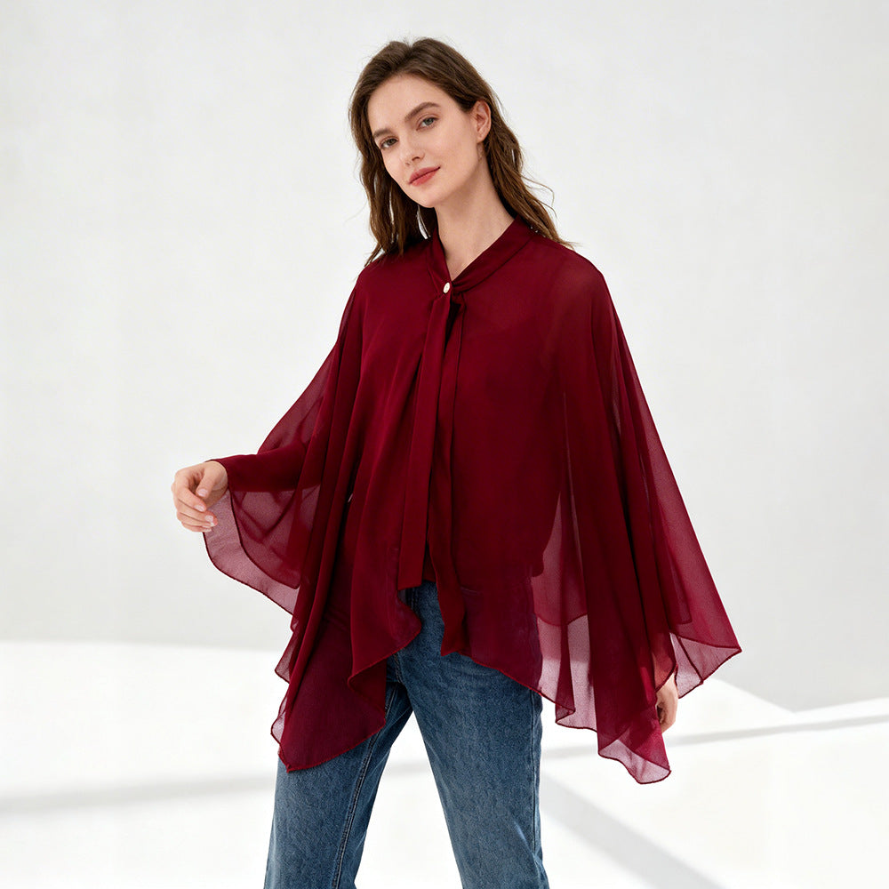 Women's Short Solid-Colored Cardigan Outerwear Sun-Protective Jacket