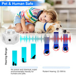 1Pc 360 Degree Ultrasonic Rodent ChaserIndoor With Ultrasonic Sound For Spring