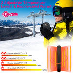 Black-Pink Color Options -- 1Pc Rechargeable Hand Warmer Electric Hand Heater Portable Reusable Pocket Warmer Power Bank With Digital Display 2 Levels Double-sided Heating