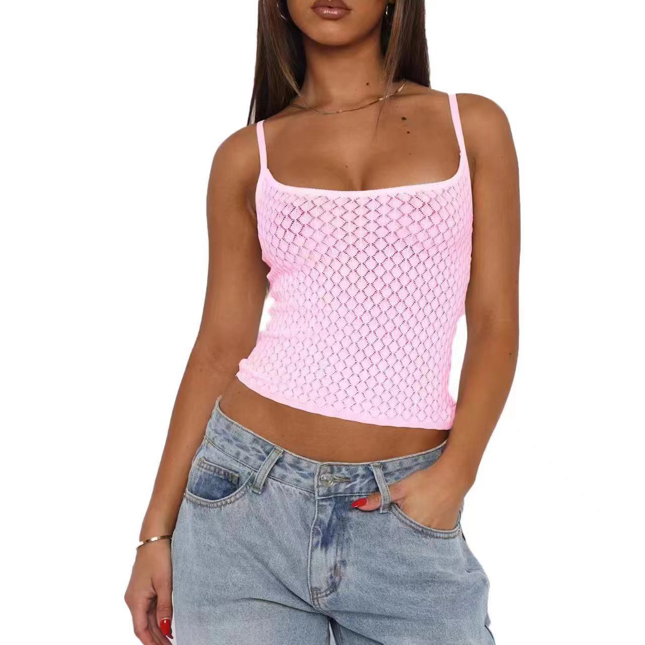 Fashionable Midriff-baring Spicy Girl-style Womens Top