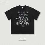 Hip-hop Letter Gradient Short-sleeve T-shirt Men's Summer