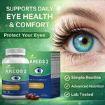 AREDS 2 Eye Vitamin And Mineral Supplement, Containing Lutein, Vitamin C, Zeaxanthin, Zinc, And Vitamin E, 120 Softgels.