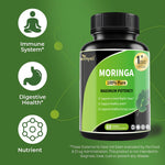 Pure Moringa Capsules - High Potency, Health & Fitness With Essential Vitamins & Amino Acids - 60 Capsules
