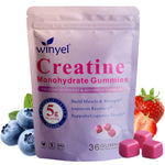 Creatine Monohydrate Gummies, 5 Grams Per Serving, Sugar-free Creatine Gummies, Suitable For Workouts, Strength, Cognitive Health, And Muscle Support, Gluten-free, Berry-enhanced, 36 Gummies.