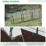 PVC Metal Tunnel Garden Greenhouse Kit