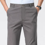 Men's Long PantsCotton Dress Trousers Loose Straight Leg