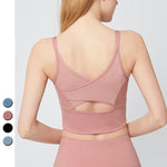 Mesh stitching yoga clothing