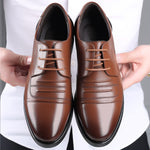 Men's Low-Cut Casual Cowhide Leather Shoes