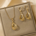 Women's Creative Round Heart-Shaped Pendant Necklace