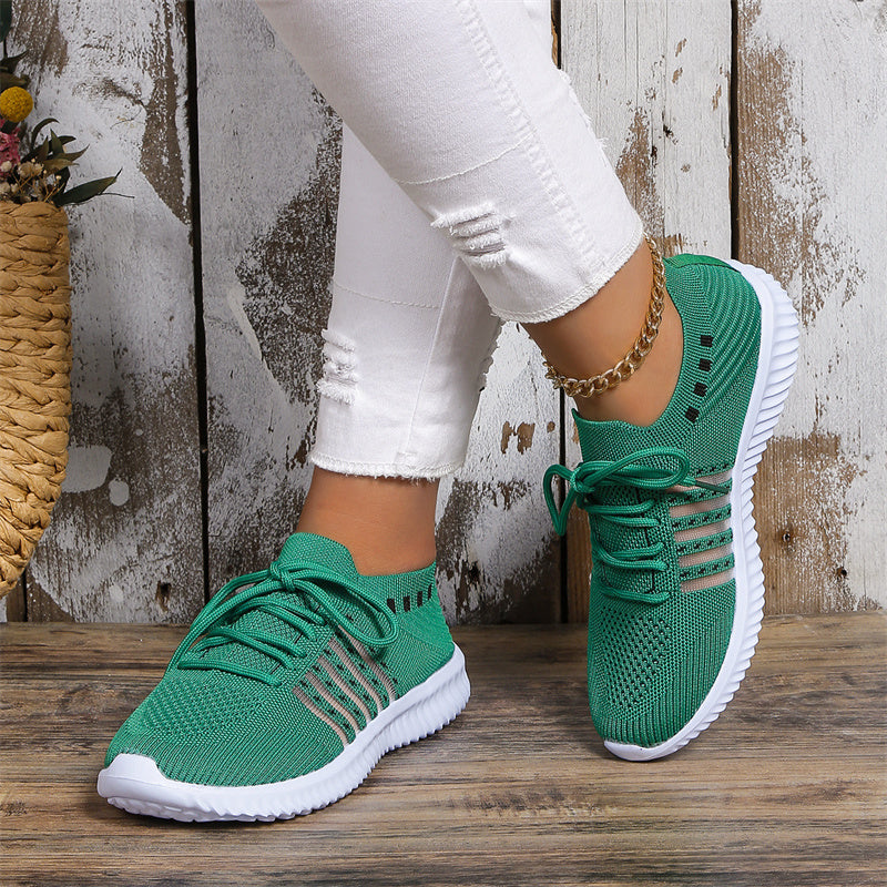 Women's Casual Mesh Running Sneakers – Breathable, Lightweight