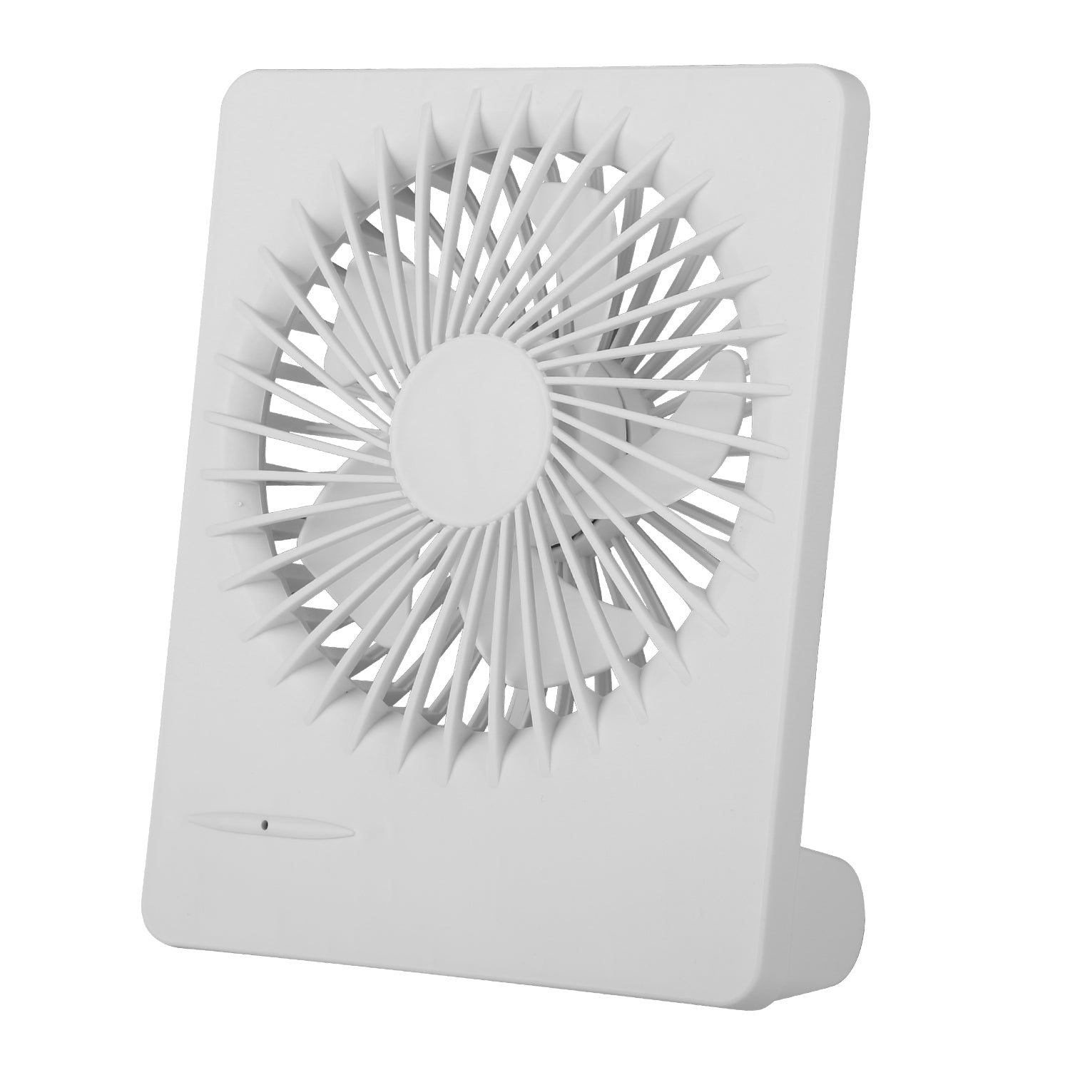 Portable Desk Fan USB Rechargeable Table Cooling Fan Quiet 5 Blades Desktop Fan With 3 Speeds Ajustment For Bedroom Office