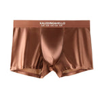 Satin Ice Silk Mens Underwear, Cool And Comfortable Boxer Briefs
