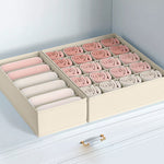 Household Panty Socks Three-in-one Separated Storage Box