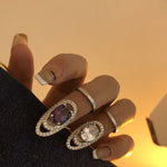 Gem Fingertip  Nail Enhancement Ring