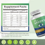 AREDS 2 Eye Vitamin And Mineral Supplement, Containing Lutein, Vitamin C, Zeaxanthin, Zinc, And Vitamin E, 120 Softgels.
