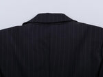 European And American-style Slim-striped Casual Suit