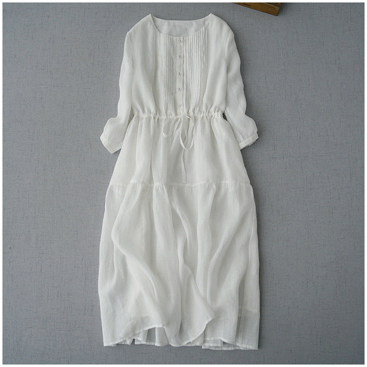 Mid-length Blue Forest-style Base Skirt Elegant Fairy Dress