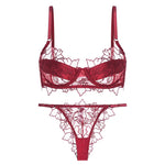Lace Red Zodiac Year Bra And Panty Set