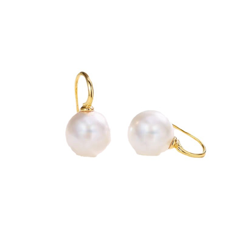 Sterling Silver Pearl Earrings Women's Best-Selling Style