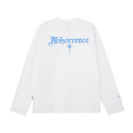High-end Top American High-street Letter-embroidered Long-sleeve T-shirt For Men