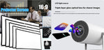 Portable Projector Small Straight Projector For Home Use 180 Degrees Projection Angle Automatic Focus Home Video Projector