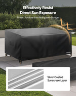 Patio Outdoor Furniture Cover 4-Piece Set 420D Waterproof Table Chair Sofa