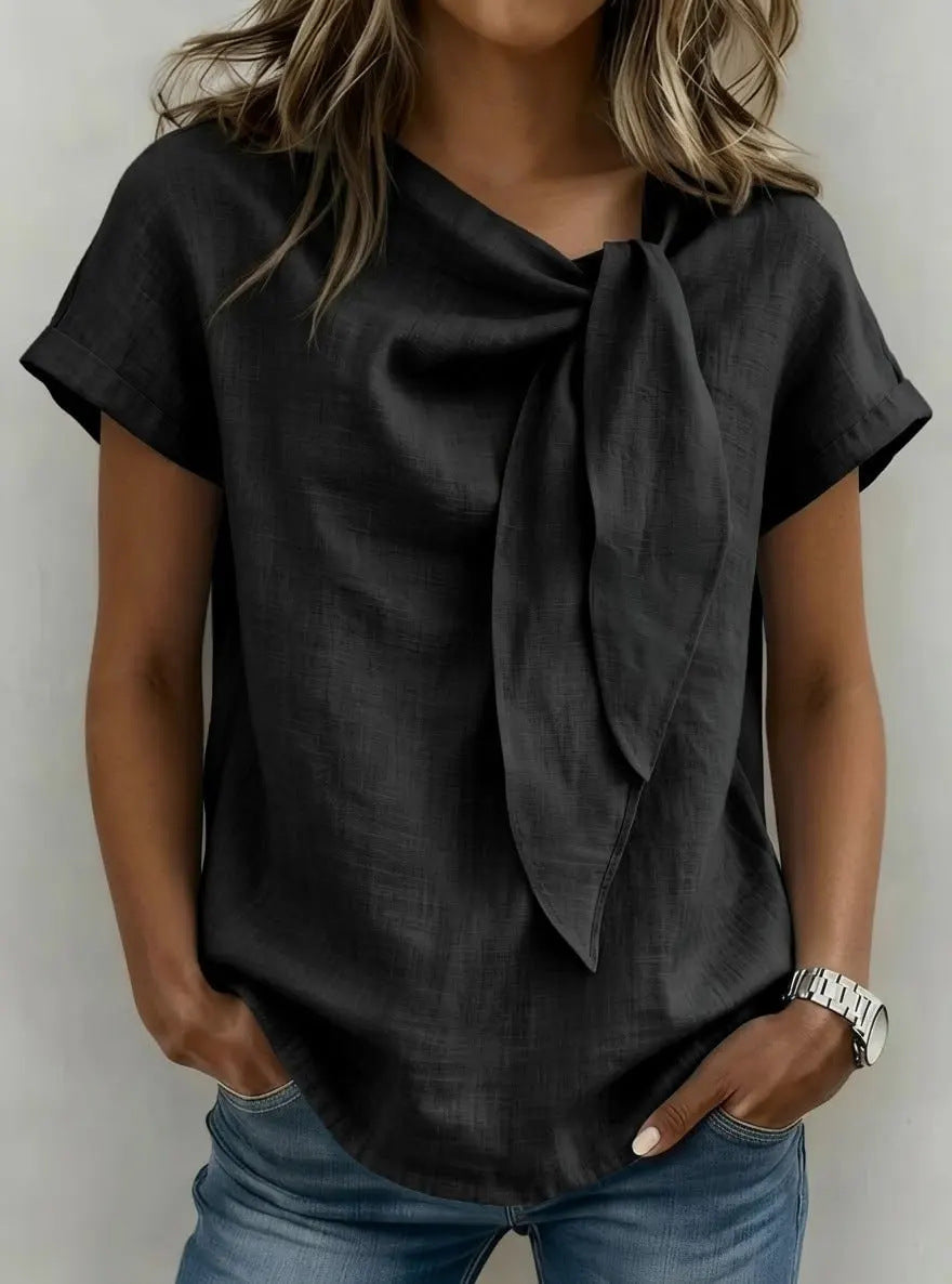 Women's Short-sleeve Fashionable Casual Top T-shirt