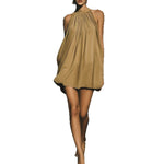 New Stylish High-neck Backless Mini Skirt