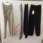 Pair With A Small Waist Bag Fleece-lined Korean-designed Intricately Detailed Vintage-style Casual Pants