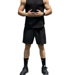 Muscle-fit Basketball Suede Pants For Men