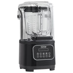 VEVOR Professional Blender With Shield, Commercial Countertop Blenders, 68 Oz  Blender Combo, Stainless Steel 9 Speed & 5 Functions Blender, For Shakes, Smoothies, Peree, And Crush Ice, Black