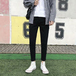 Casual Mature Slim-fit Breathable Skinny Pants